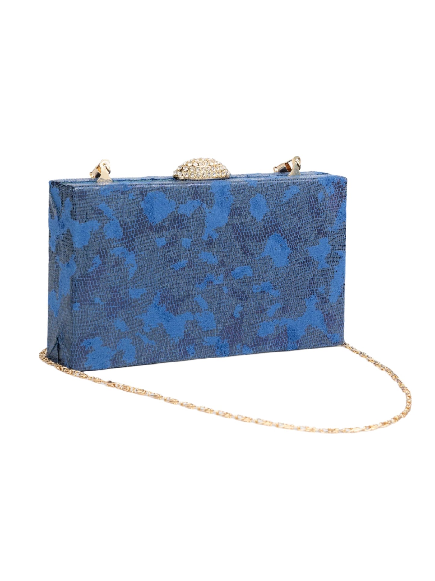 Snake Printed Clutch